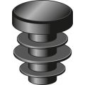 GAH Alberts stop ronde buis voor boorgat PVC zwart diameter 20 set 2 stuks 426675
