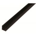 GAH Alberts hoekprofiel PVC zwart 20x20x1 mm 2,6 m 433468