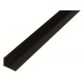 GAH Alberts hoekprofiel PVC zwart 25x20x2 mm 2,6 m 465889
