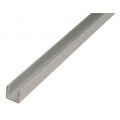 GAH Alberts U-profiel aluminium zilver 8x20x8x1 mm 1 m 471903