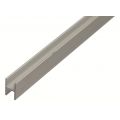 GAH Alberts H-profiel aluminium zilver 13,5x22x1,50 mm 1 m 473952