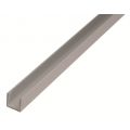 GAH Alberts U-profiel aluminium zilver 10x12x10x1 5 mm 1 m 473822