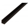 GAH Alberts hoekprofiel PVC zwart 20x20x1,5 mm 1 m 479039