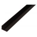 GAH Alberts hoekprofiel PVC zwart 40x10x2 mm 2 m 479176