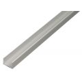 GAH Alberts U-profiel zelfklevend aluminium zilver 10x8,9x10x1,5 mm 1 m 030104