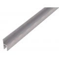 GAH Alberts stoelprofiel aluminium brute 26x11x1,5 mm 1 m 469955