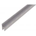 GAH Alberts stoelprofiel aluminium anodiseerd 26x11x1,5x8 mm 1 m 470487