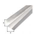 GAH Alberts gladde plaat gefaceteerd L aluminium blank 50x50 mm 1 m 462901