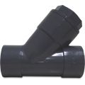 Bosta terugslagklep PVC-U 75 mm lijmmof 10 bar grijs 0111217