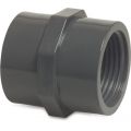 Hydro-S sok PVC-U 1 inch binnendraad 10 bar grijs 0160522