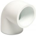 Mega Profec knie 90 graden PVC-U 1.1/2 inch imperial lijmmof 16 bar wit 0180123