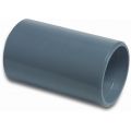 Mega Profec sok PVC-U 50 mm lijmmof 16 bar grijs 0180147