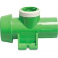 Fersil snelkoppeling PVC-U 75 mm x 1.1/4 inch x 75 mm V-deel Fersil x binnendraad x lijmmof 8 bar groen type sproeieraansluiting 0221227