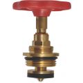 Bosta bovenstuk voor klepafsluiter messing 3/4 inch rood DVGW 0312188