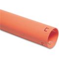 Bosta eindbuis PVC-U 60 mm klikmof rood 1 m 0380171
