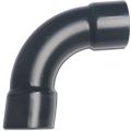 Mega Profec brijvoerbocht 80 graden PVC-U 63 mm lijmmof 10 bar grijs type handgevormd 7015317