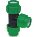 VDL T-stuk 90 graden PP 16 mm knel 16 bar zwart-groen 7018385