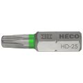 Heco schroefbit Heco-Drive HD 25 kleur ring groen in blister 10 stuks 57096