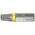 Heco schroefbit Heco-Drive HD 30 kleur ring geel in blister 10 stuks 57097