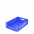 Orbis Euronorm stapelkrat met grijpopening PP HxLxB 170x600x400 mm blauw 855847