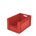 Orbis Euronorm stapelkrat met grijpopening PP HxLxB 320x600x400 mm rood 855916