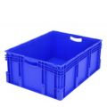 Orbis Euronorm stapelbak PP HxLxB 320x800x600 mm inhoud 132 L standaard bodem draagvermogen 60 kg blauw 501574