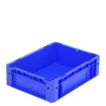 Orbis Euronorm stapelkrat PP HxLxB 120x400x300 mm wanden-bodem gesloten blauw 863018