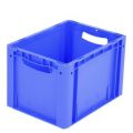 Orbis Euronorm stapelkrat PP HxLxB 270x400x300 mm wanden-bodem gesloten blauw 863062