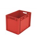 Orbis Euronorm stapelkrat PP HxLxB 420x600x400 mm wanden-bodem gesloten rood 863266