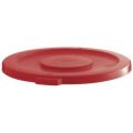 Orbis deksel kunststof voor ronde vuilnisemmer 121 L diameter 560 mm rood 658176