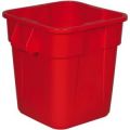 Orbis afvalcontainer 106 L H x diameter 580x550 mm hoekig,PE rood 500320