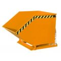 Orbis kiepbak staalplaat HxBxD 980x910x1420 mm inhoud 0,80 m3 draagvermogen 300 kg oranje 528090