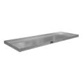 Orbis opvangbak voor kleinemballage RVS HxBxD 60x1850x600 mm opvangvolume 60 L 522483