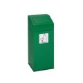 Orbis afvalverzamelaar 45 L HxBxD 790x320x320 mm sticker groen glas RAL 6001 112558