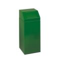 Orbis afvalverzamelaar 76 L HxBxD 890x380x380 mm sticker groen glas RAL 6001 112569