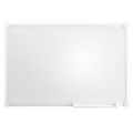 Orbis whiteboard HxB 90x120 cm kunststof magneethoudend lijst aluminium wit 527427