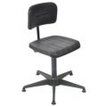 Orbis werkplaatsstoel H 390-525 mm PU-zitting spindel vloerglijders 110596