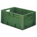 Orbis Euronorm stapelkrat HxLxB 270x600x400 mm 50 L wanden-bodem gesloten groen 509545