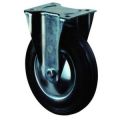 Orbis bokwiel draagvermogen 250 kg DxB 250x50 mm massief rubber staalplaat velg 524786