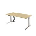 Orbis bureau C-onderstel HxBxD 720-1190x1600x800 mm electrisch in hoogte verstelbaar esdoorn 529323