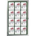 Orbis infovitrine aluminium frame draaideur acrylglas buitenmaat HxBxD 1075x1045x30 mm achterwand vilt 12x DIN A4 groen 529781