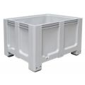 Orbis stapelcontainer PE HxBxD 760x1200x1000 mm 610 L 4 poten grijs 506906