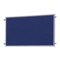 Orbis presentatiewand HxB 60x120 cm aluminium frame blauwe vilt 521924