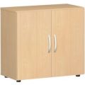 Orbis kast met openslaande deuren HxBxD 752x800x420 mm 2 ordnerhoogtes beuken 401458