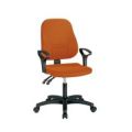 Orbis bureau draaistoel zitting HxBxD 40,5-52x45,5x39 cm permanent kontakt mechanisme rugleuning H 54-62 cm armleuningen stof oranje 526939