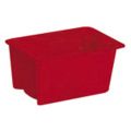 Orbis draaistapelbak PP HxLxB 150x300x200 mm 6 L rood 187025