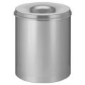 Orbis veiligheidsprullenbak staalplaat zelfblussend 80 L H x diameter 550x470 mm grijs-grijs 523693