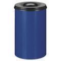 Orbis veiligheidsprullenbak staalplaat zelfblussend 110 L H x diameter 710x450 mm blauw-zwart 523707