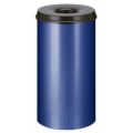 Orbis veiligheidsprullenbak staalplaat zelfblussend 50 L H x diameter 625x335 mm blauw-zwart 523691