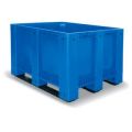 Orbis stapelcontainer PE HxBxD 760x1200x1000 mm 610 L 3 sledepoten blauw 845435